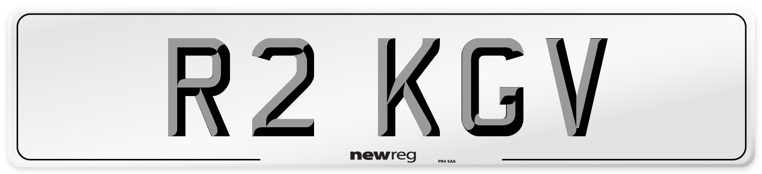 R2 KGV Number Plate from New Reg